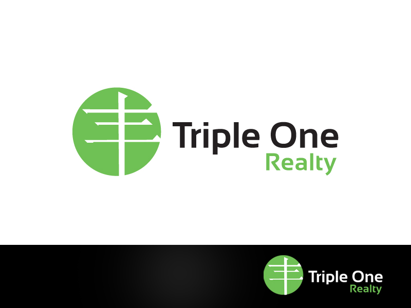 Logo Design by creative.visuals for Triple One Realty | Design #745363