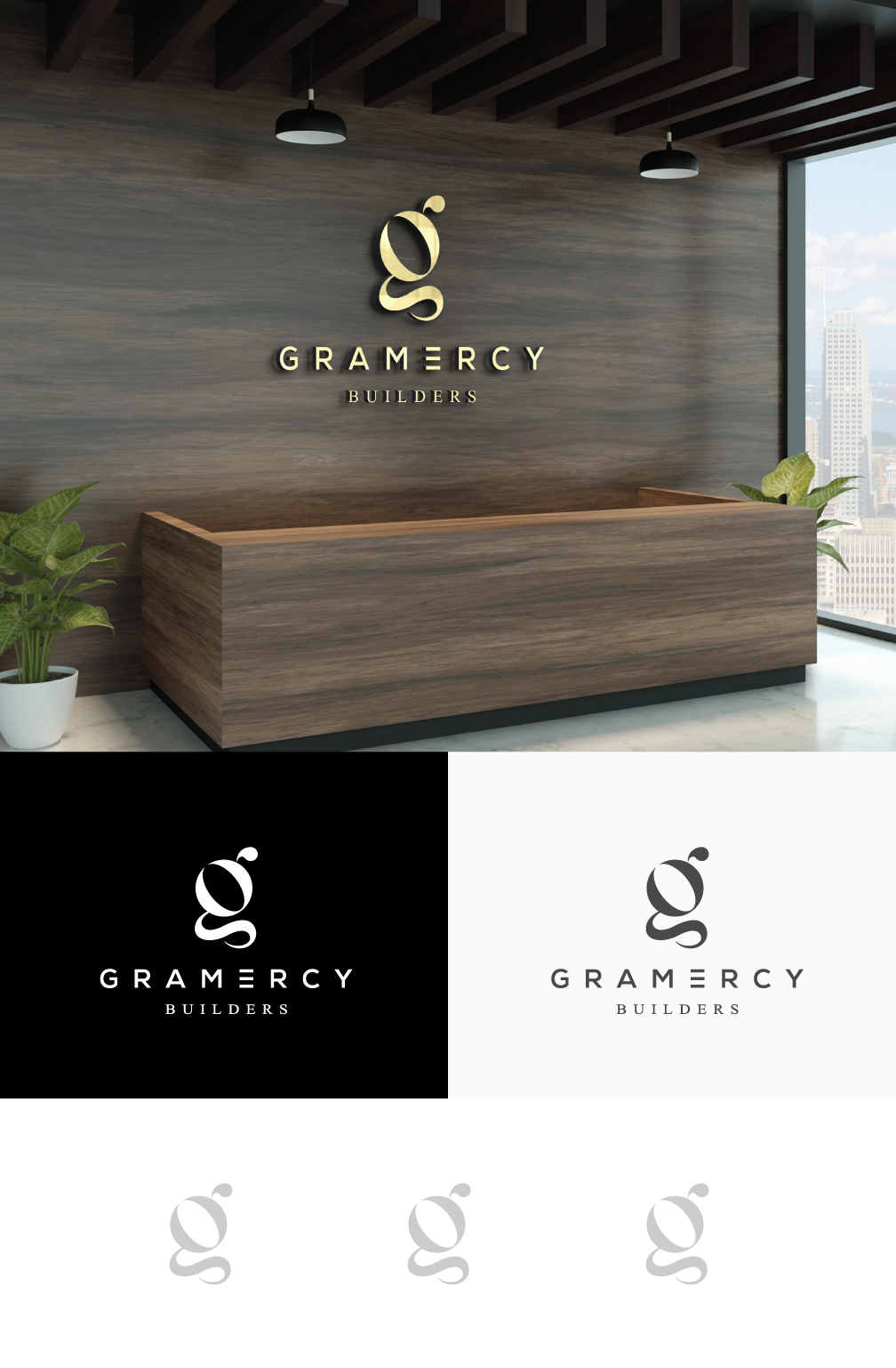 Logo Design by step forward 2 for Gramercy Builders | Design #29350831