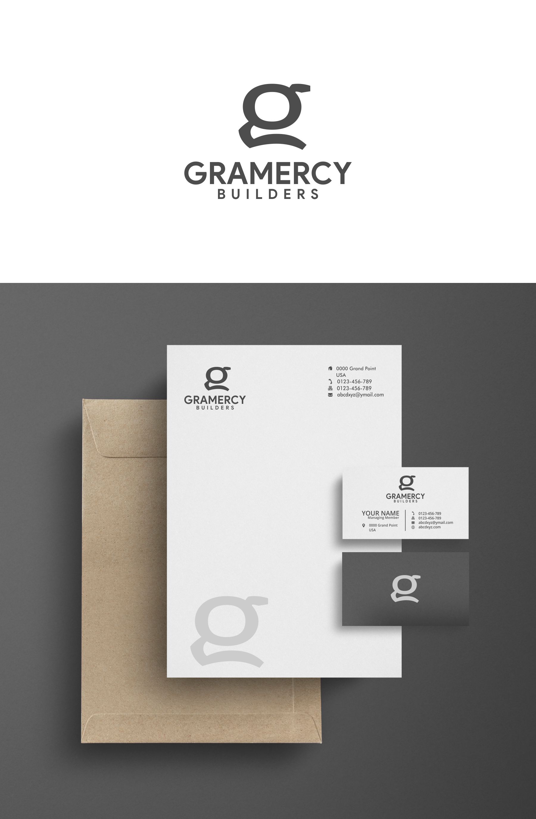 Logo Design by 92logo for Gramercy Builders | Design #29350676