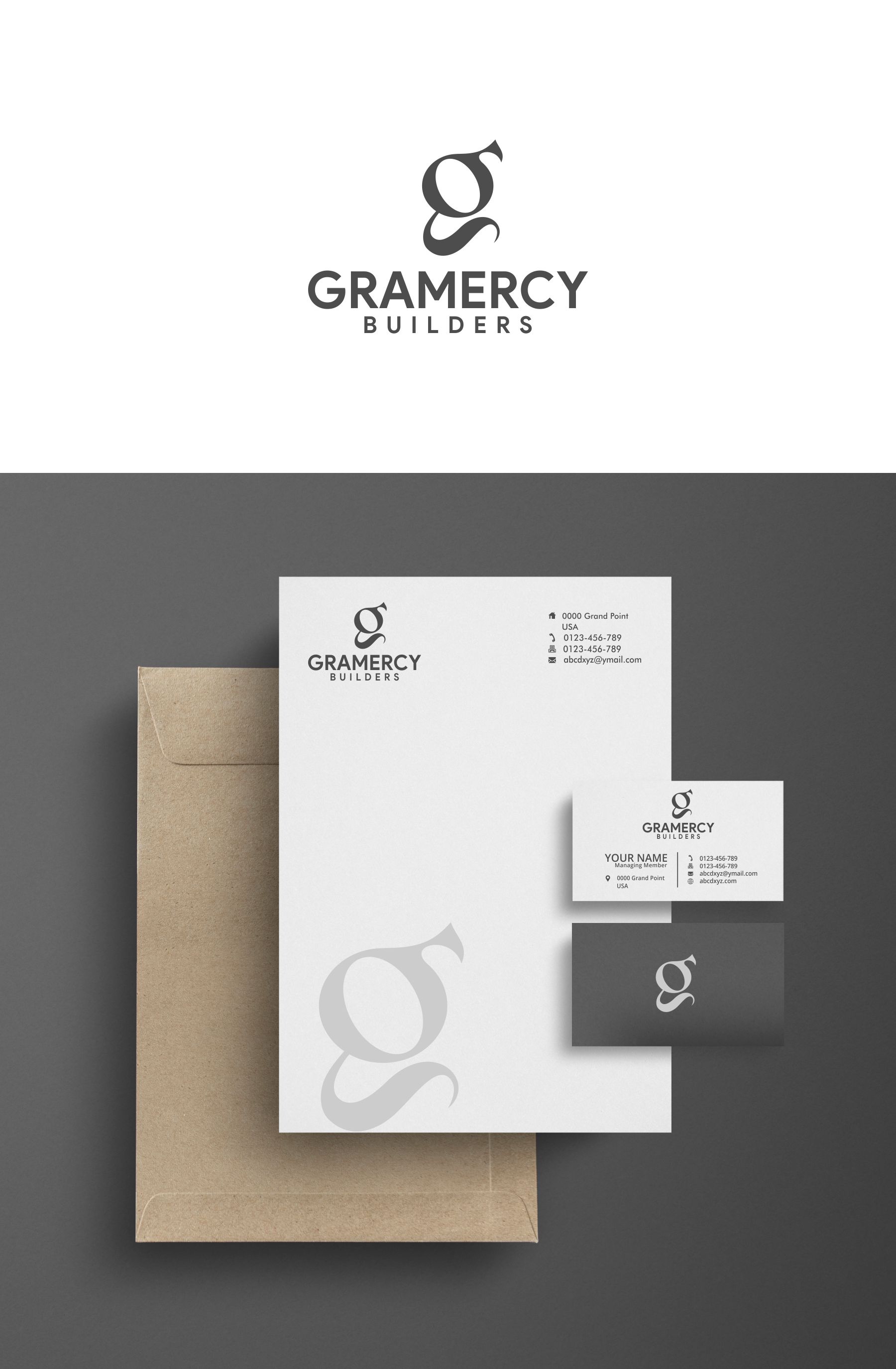 Logo Design by 92logo for Gramercy Builders | Design #29350677