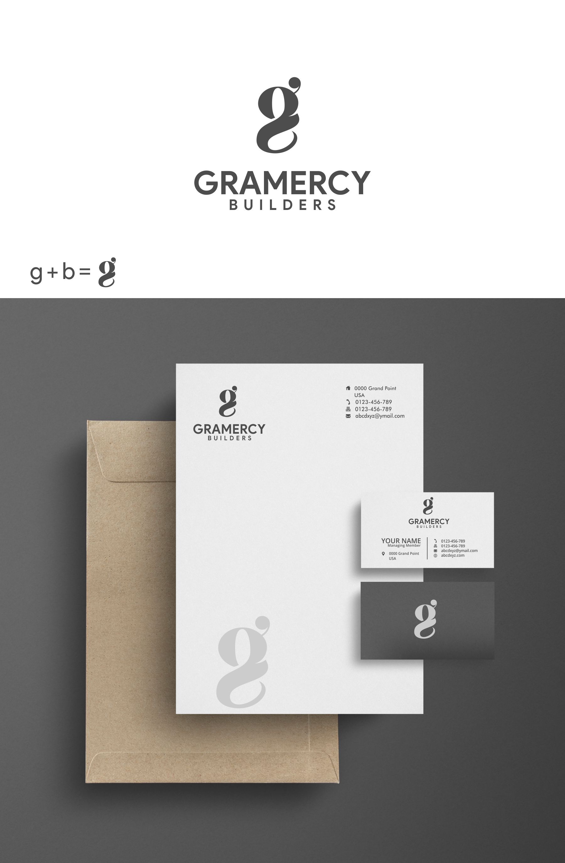 Logo Design by 92logo for Gramercy Builders | Design #29350678