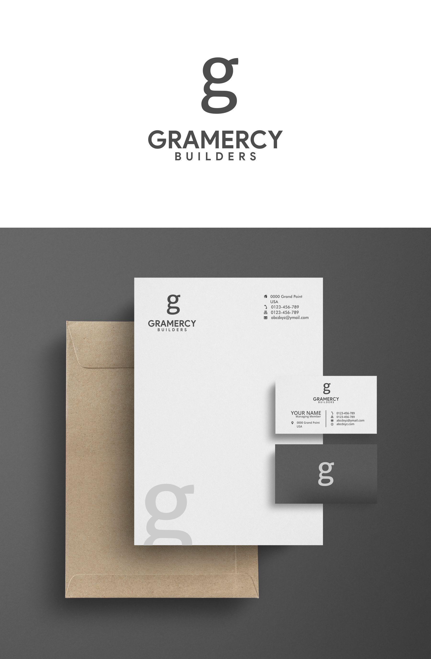 Logo Design by 92logo for Gramercy Builders | Design #29350680