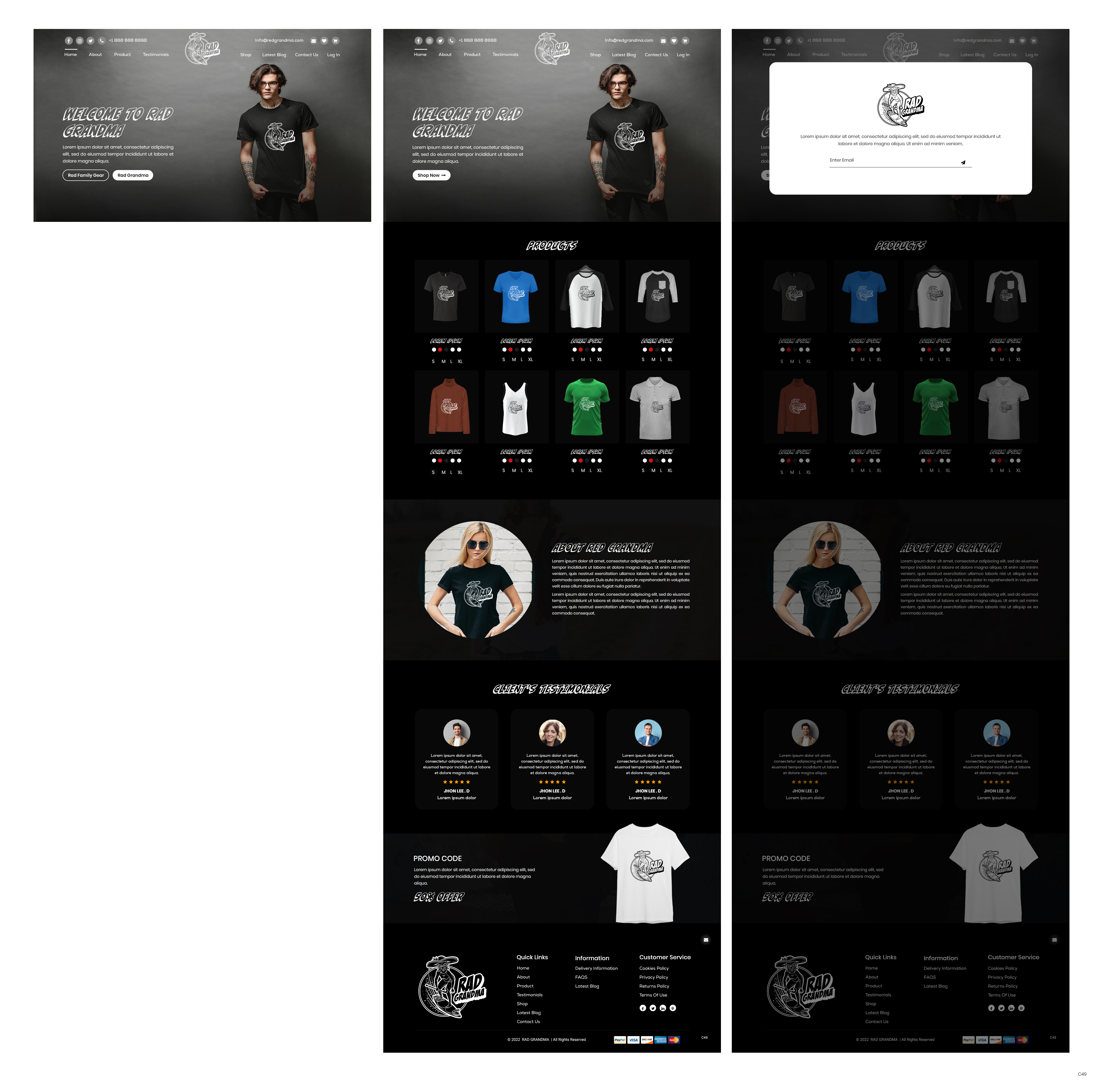Shopify Design by pb for this project | Design #29359994