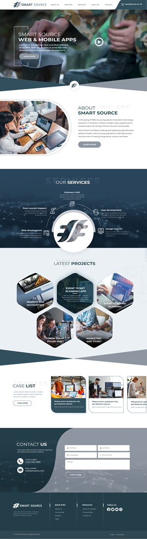 Web Design by Blue Sparrow for Smart Source | Design: #29385539