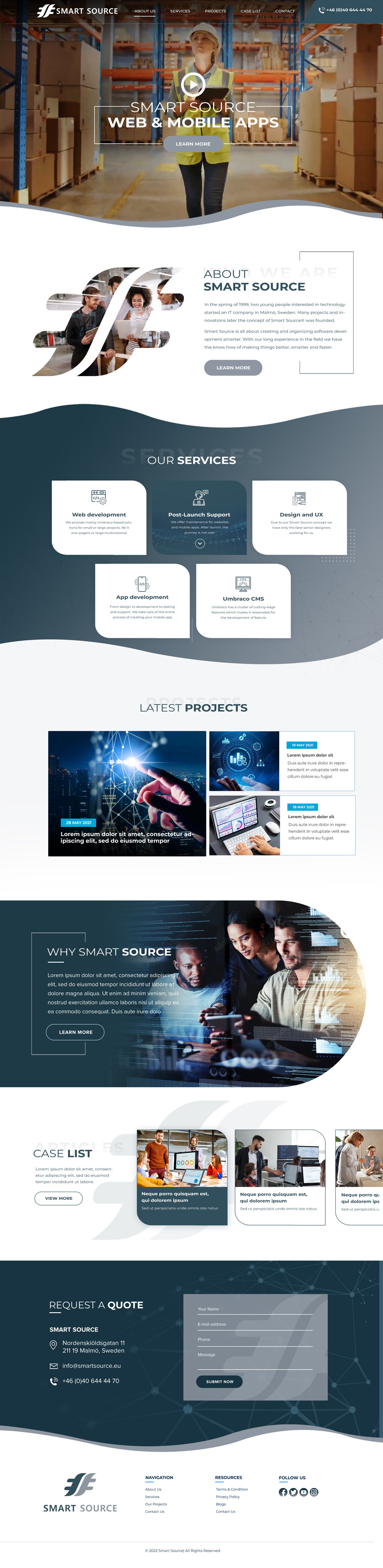 Web Design by Blue Sparrow for Smart Source | Design #29385646
