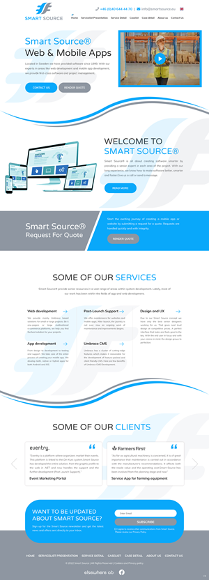 Web Design by pb for Smart Source | Design: #29360004