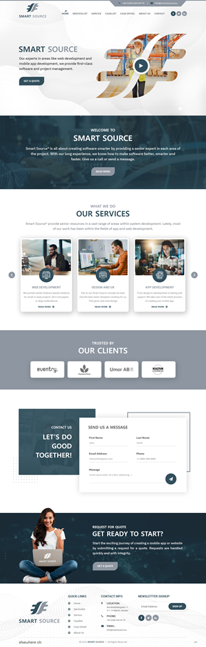 Web Design by pb for Smart Source | Design: #29360005
