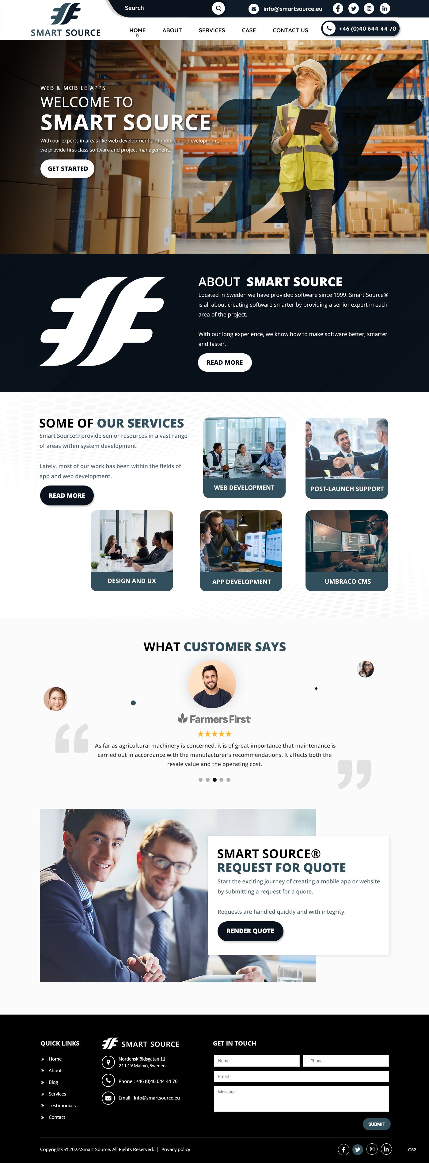 Web Design by pb for Smart Source | Design #29360010