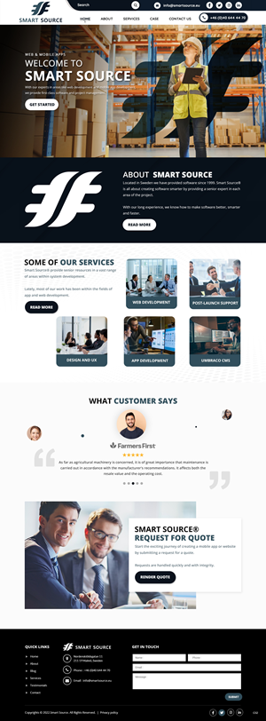 Web Design by pb for Smart Source | Design: #29360010