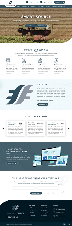 Web Design by pb for Smart Source | Design: #29360013