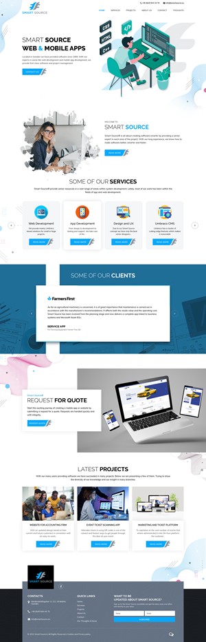 Diseño Web por sai.designer87 para Smart Source | Diseño #29378068