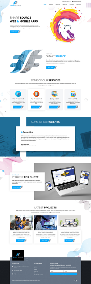Web Design by sai.designer87 for Smart Source | Design: #29378069