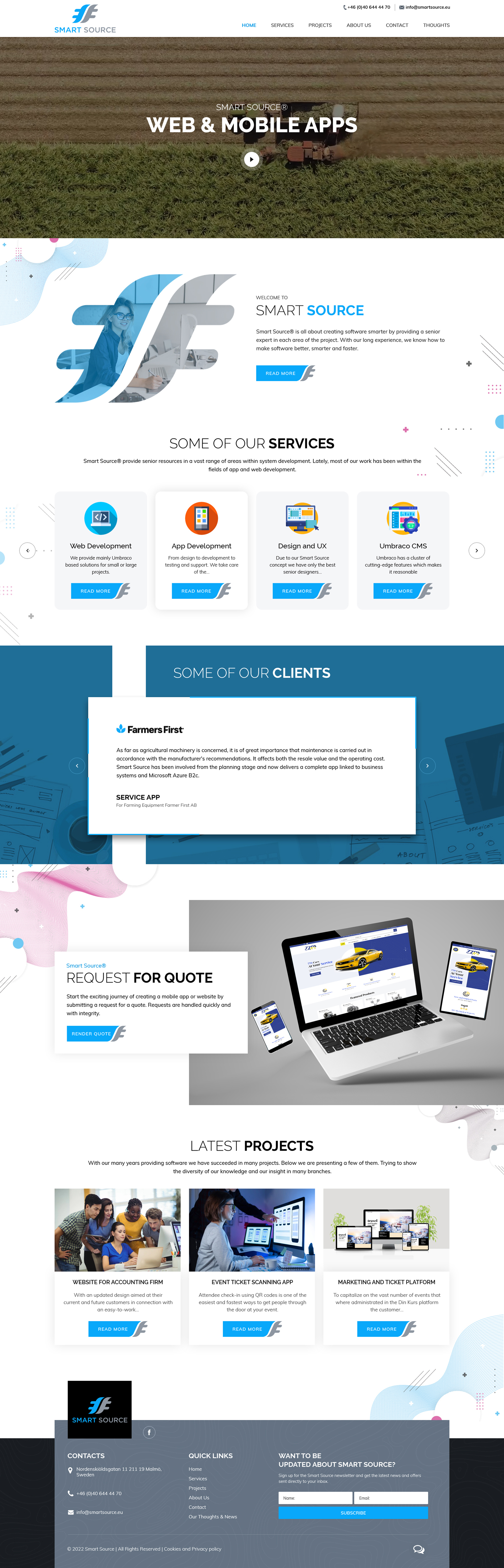 Web Design by sai.designer87 for Smart Source | Design #29378070