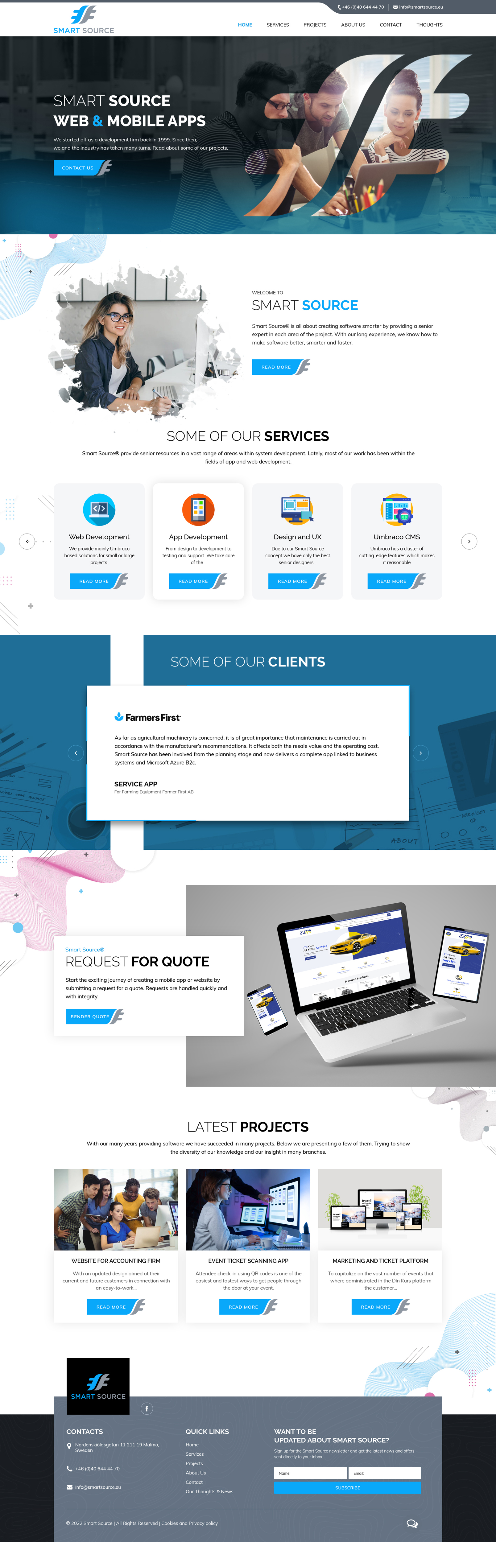 Web Design by sai.designer87 for Smart Source | Design #29378071