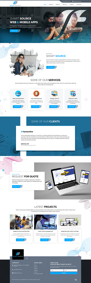 Web Design by sai.designer87 for Smart Source | Design: #29378071