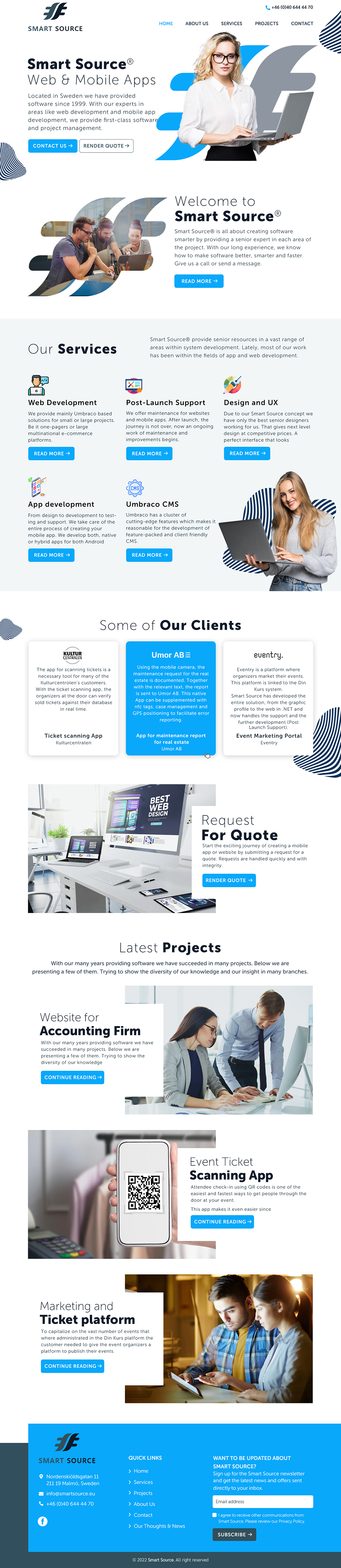 Web Design by sai.designer87 for Smart Source | Design #29378347
