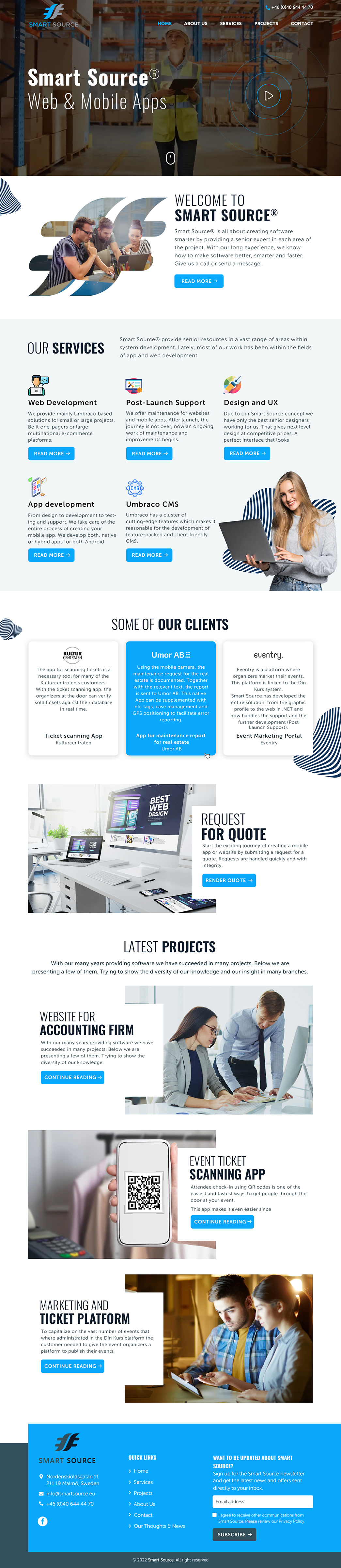 Web Design by sai.designer87 for Smart Source | Design #29378349