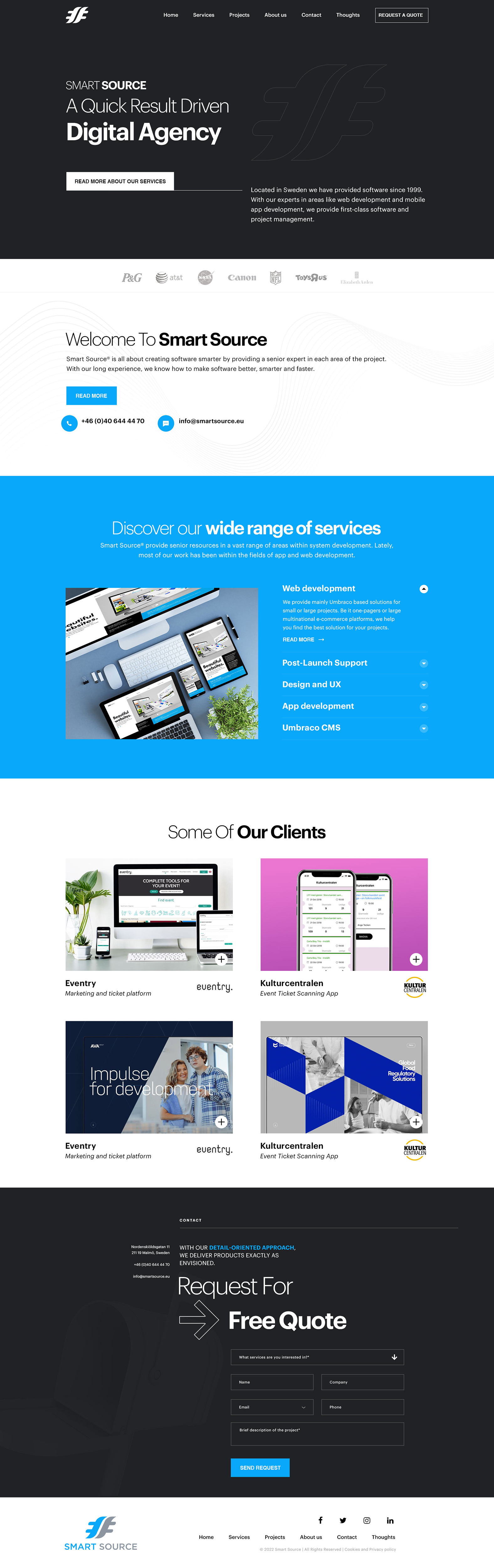 Smart Web Designs Upmarket, Modern Web Design for Smart Source by SplatterX | Design ...