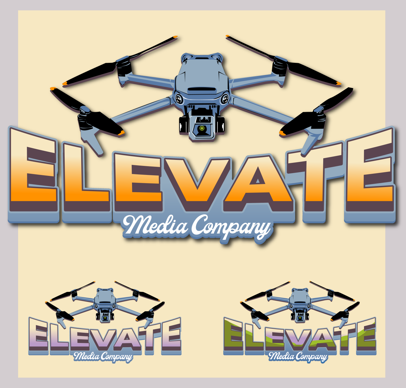 Logo Design by Get'n Graphic for Elevate Media Company | Design #29390464