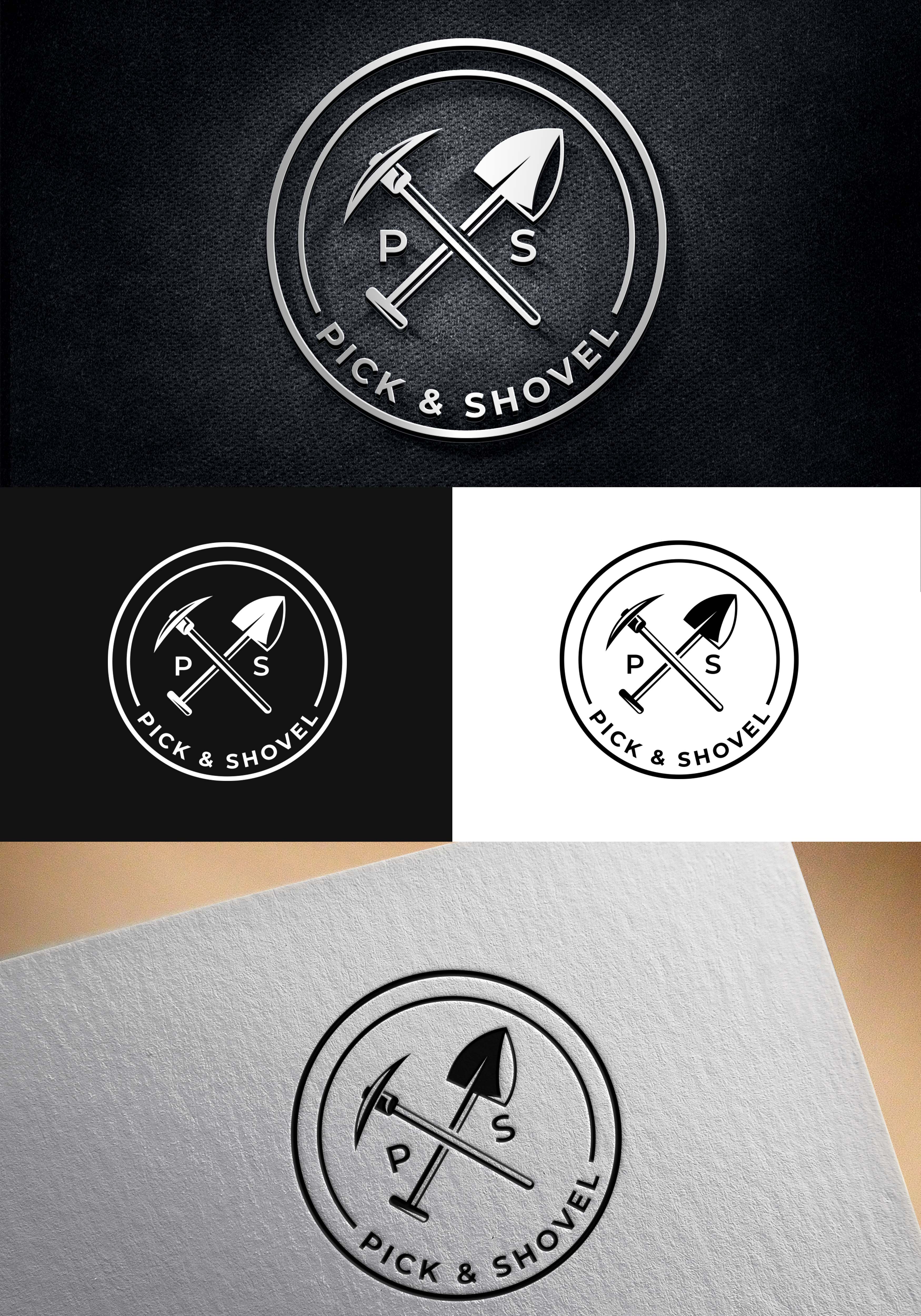 Logo Design by Graphixpointt for Pick & Shovel  | Design #29355943