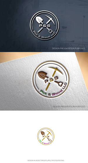 Logo Design by graphicevolution for Pick & Shovel  | Design: #29356945