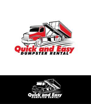 Quick and Easy Dumpster Rental | Logo Design by LogoPoko