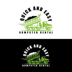 Quick and Easy Dumpster Rental | Logo Design by brand maker
