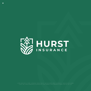 Hurst Insurance  | Logo Design by JR Studios