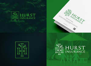 Hurst Insurance  | Logo Design by Shanzida Akter