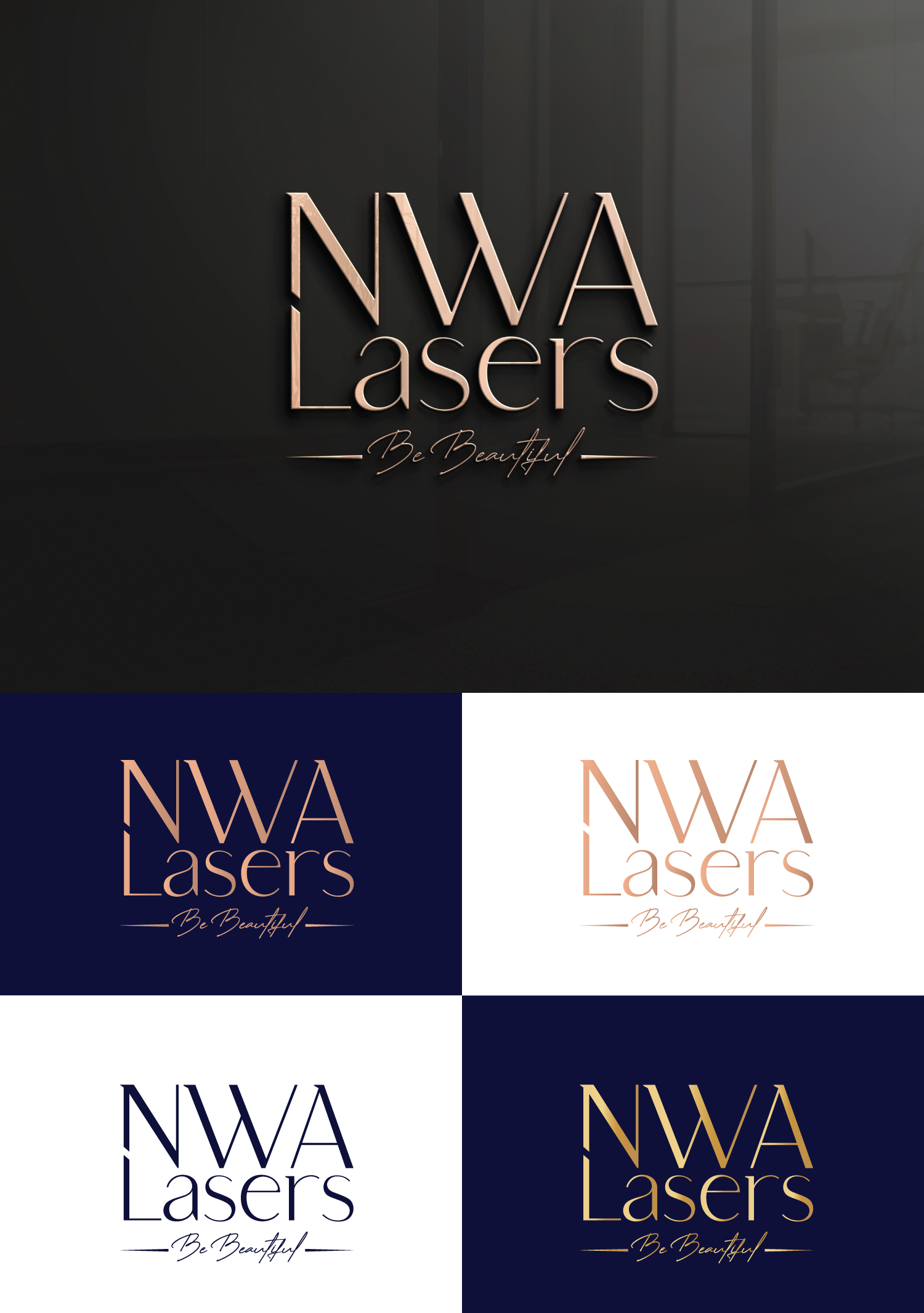 Logo Design by StromDesignHub for NWA Lasers and Healthcare, LLC  | Design #29370783