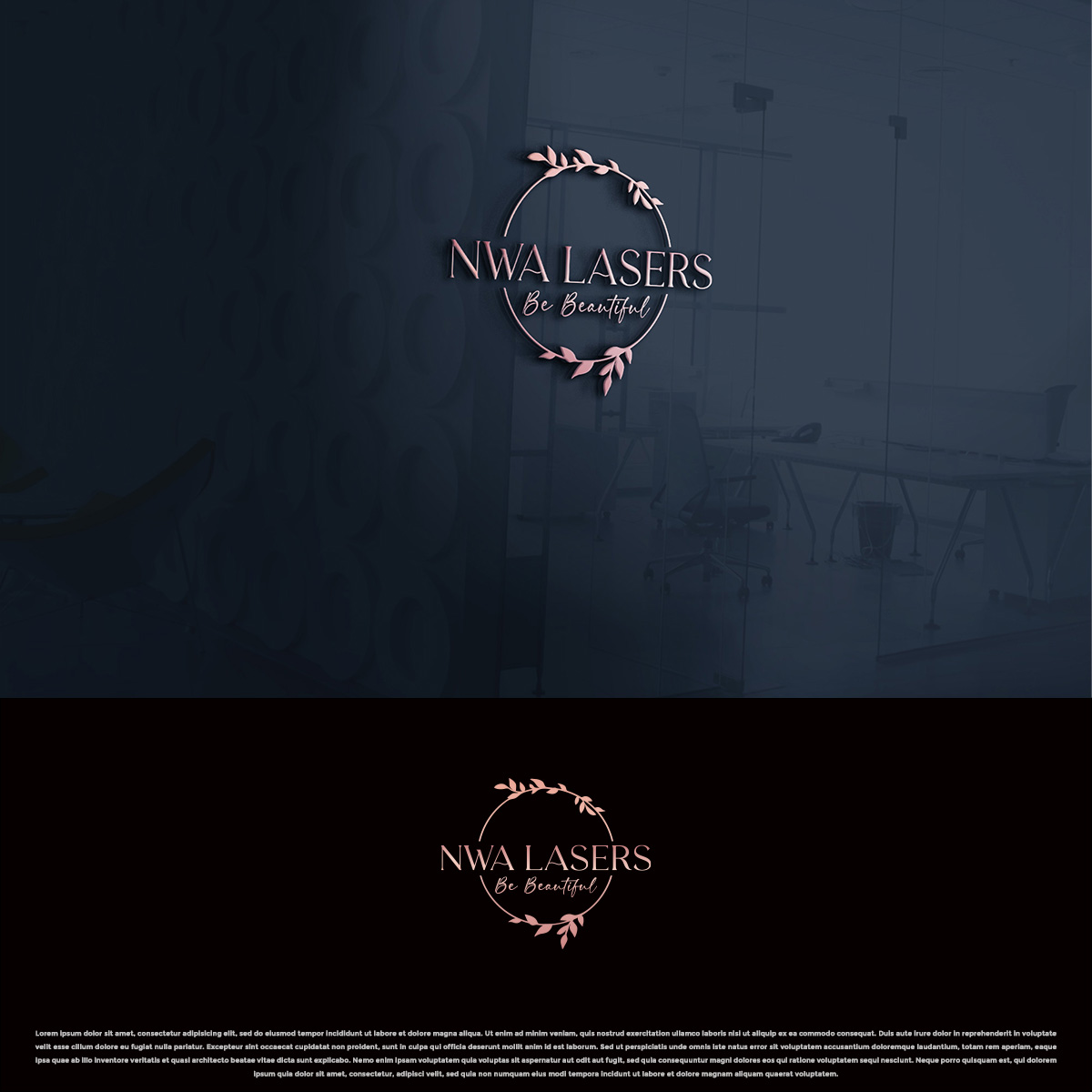 Logo Design by DesignDUO for NWA Lasers and Healthcare, LLC  | Design #29394442