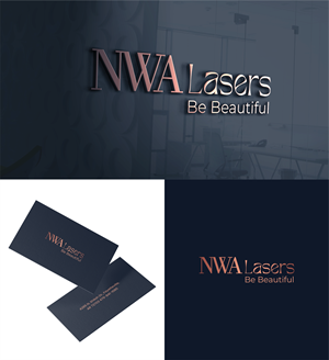 Logo Design by Hakim Febrian for NWA Lasers and Healthcare, LLC  | Design #29371473