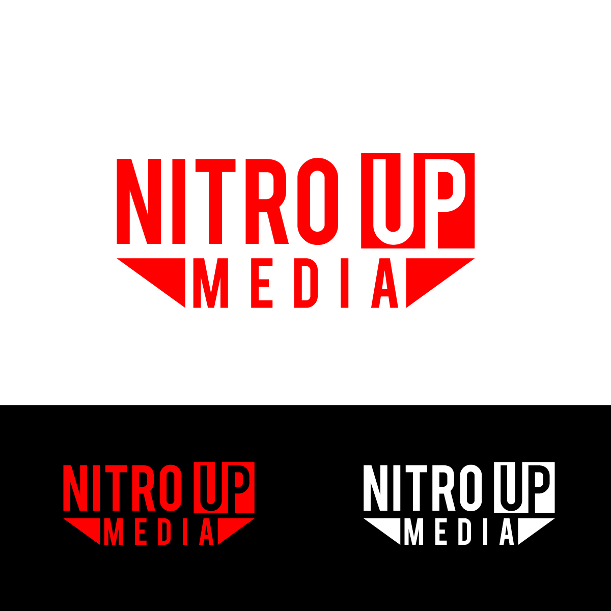 Logo Design by Ava Olivia for Nitro Up Media | Design #29368151