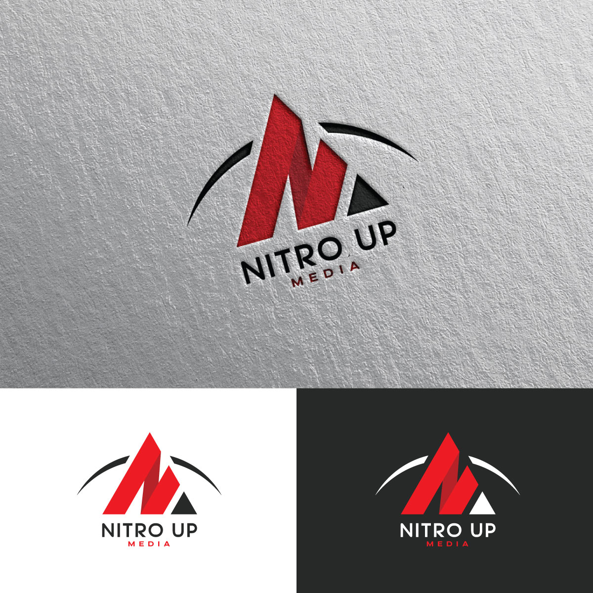 Logo Design by chris Ray for Nitro Up Media | Design #29361669