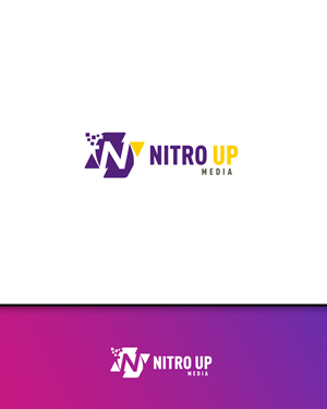 NITRO UP Media | Logo Design by mimiully82