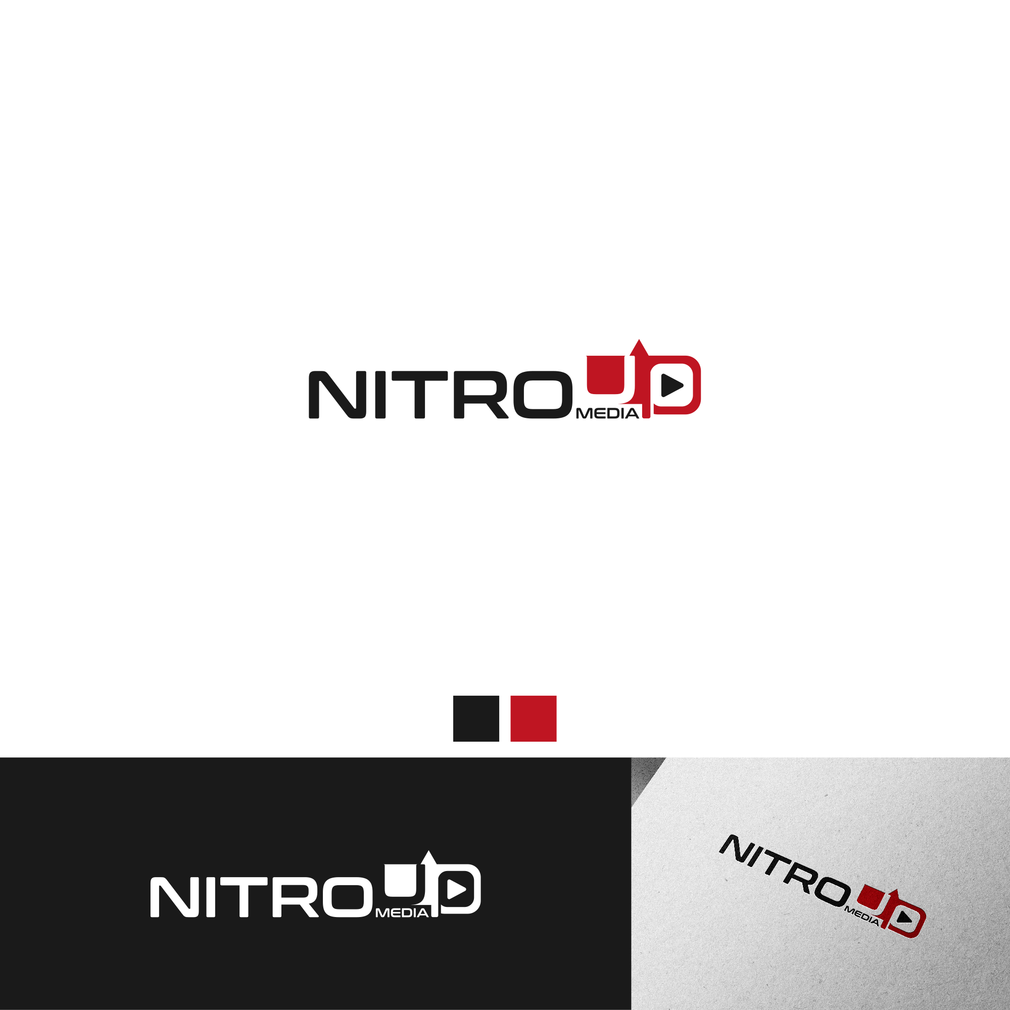 Logo Design by alitjuara for Nitro Up Media | Design #29389078