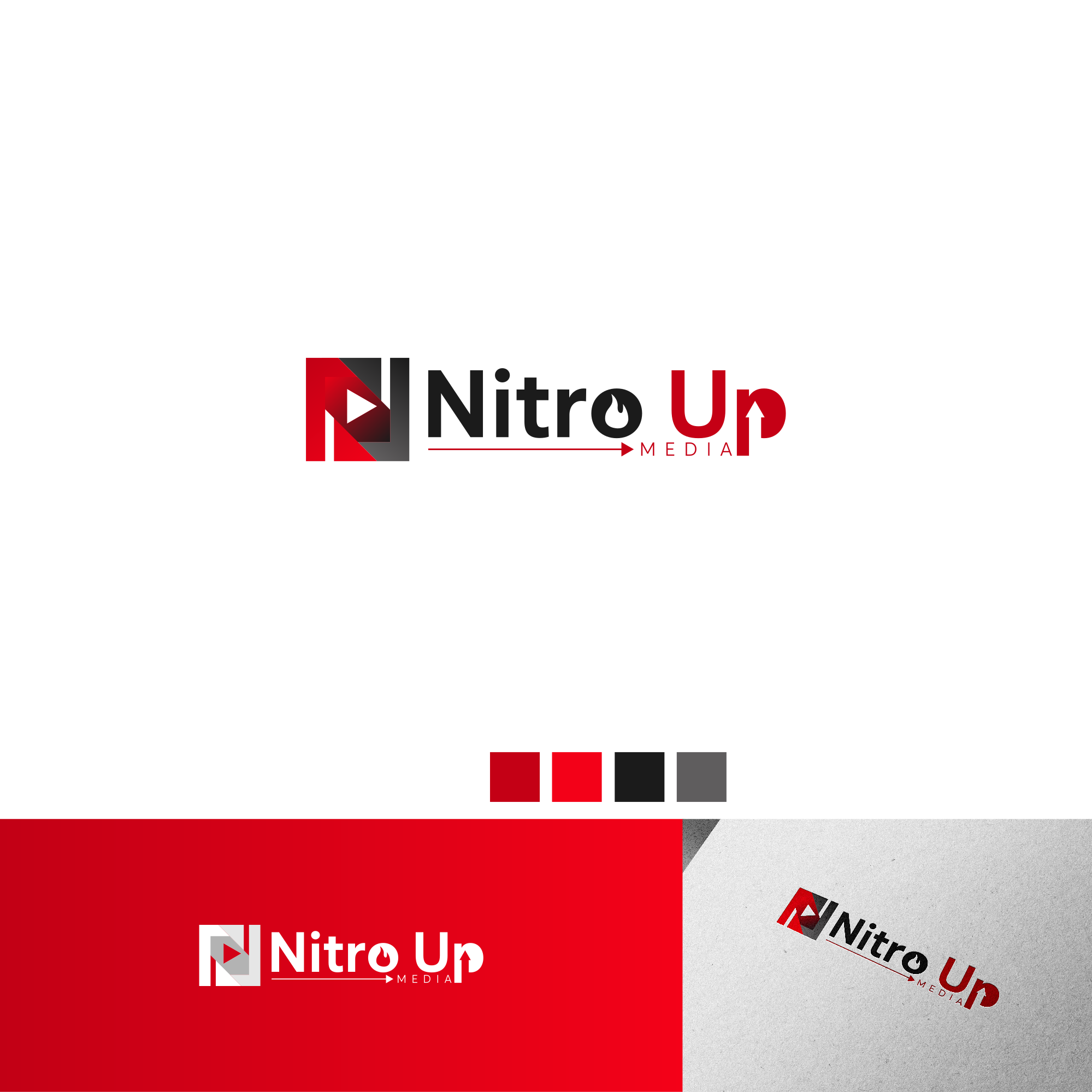 Logo-Design von alitjuara für Nitro Up Media | Design #29389079
