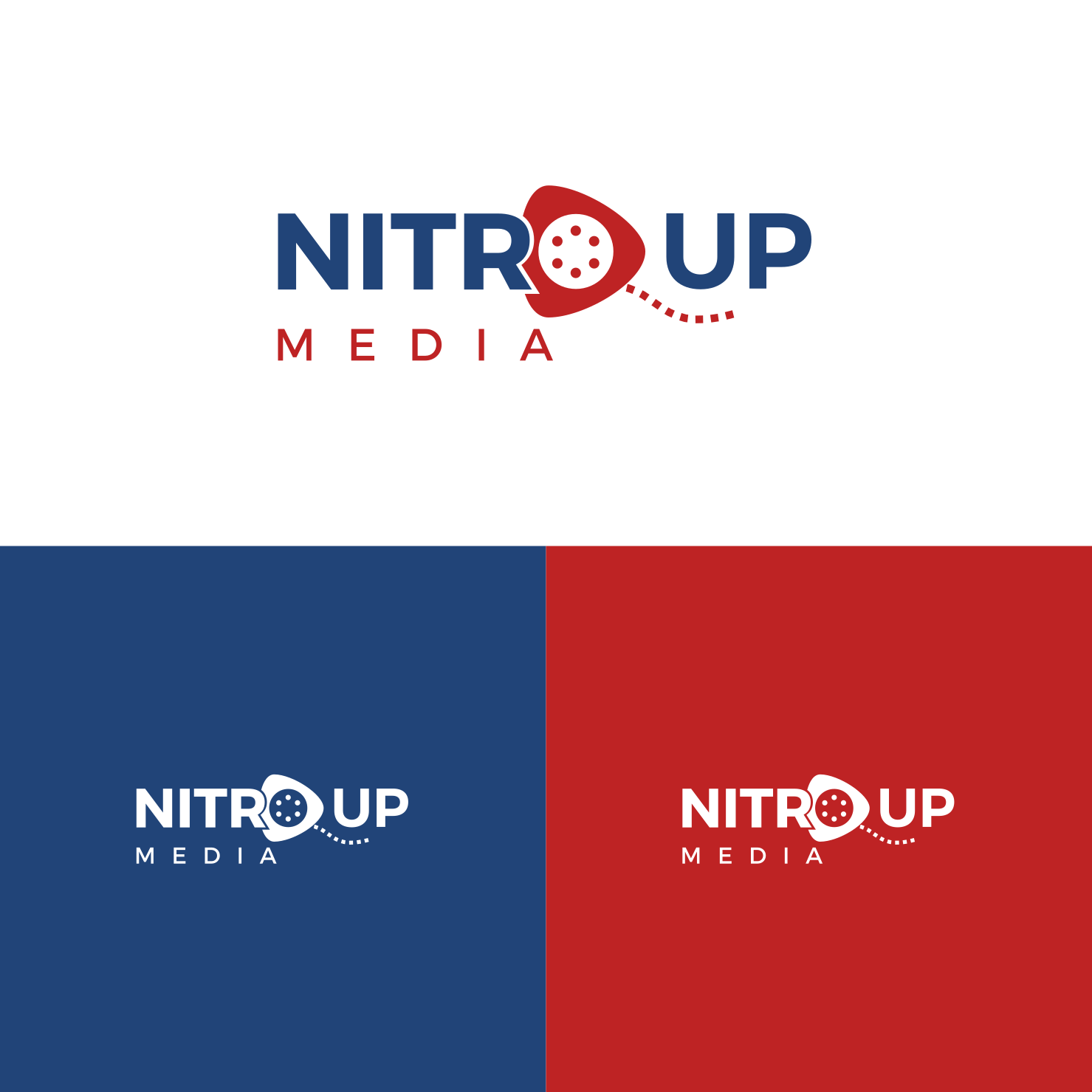 Logo Design by alitjuara for Nitro Up Media | Design #29394493