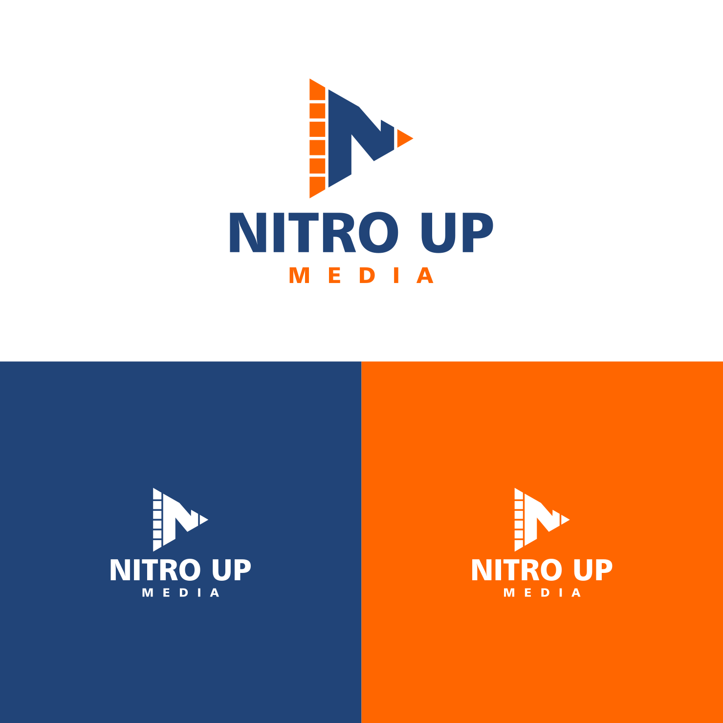 Logo Design by alitjuara for Nitro Up Media | Design #29394494