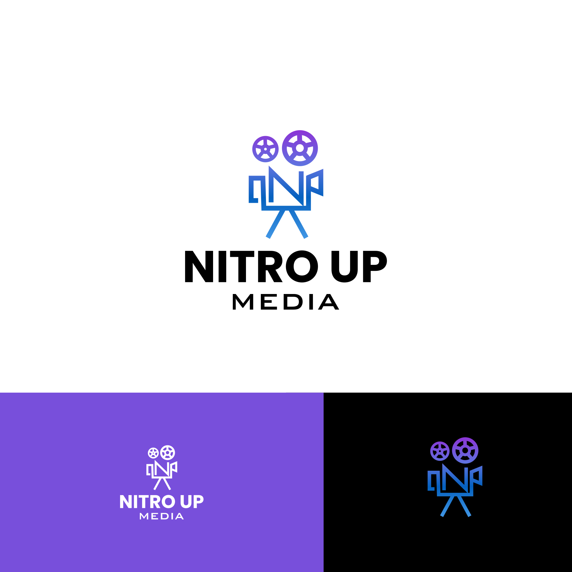 Logo Design by alitjuara for Nitro Up Media | Design #29394656