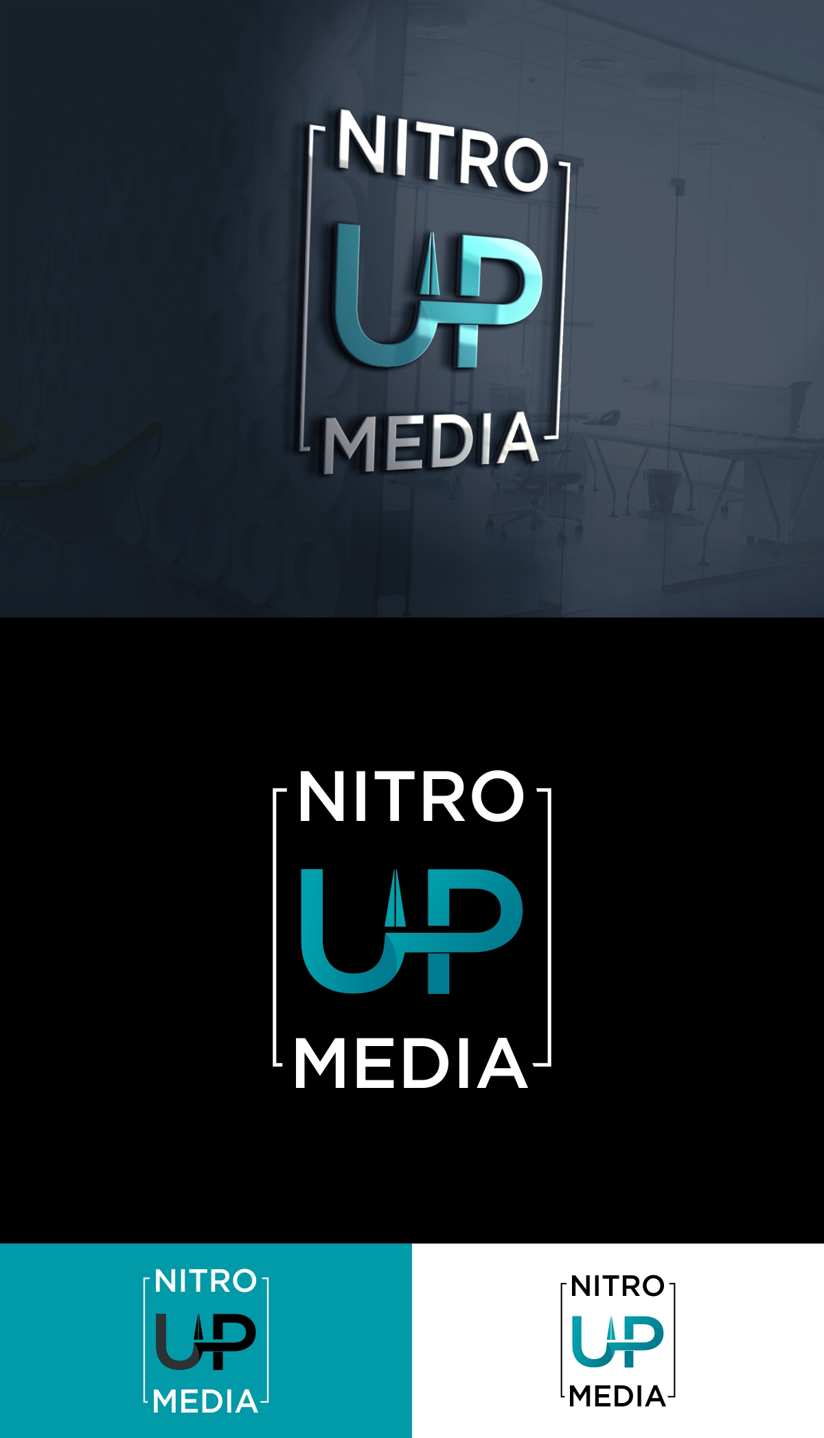 Logo Design by fly  design for Nitro Up Media | Design #29363285