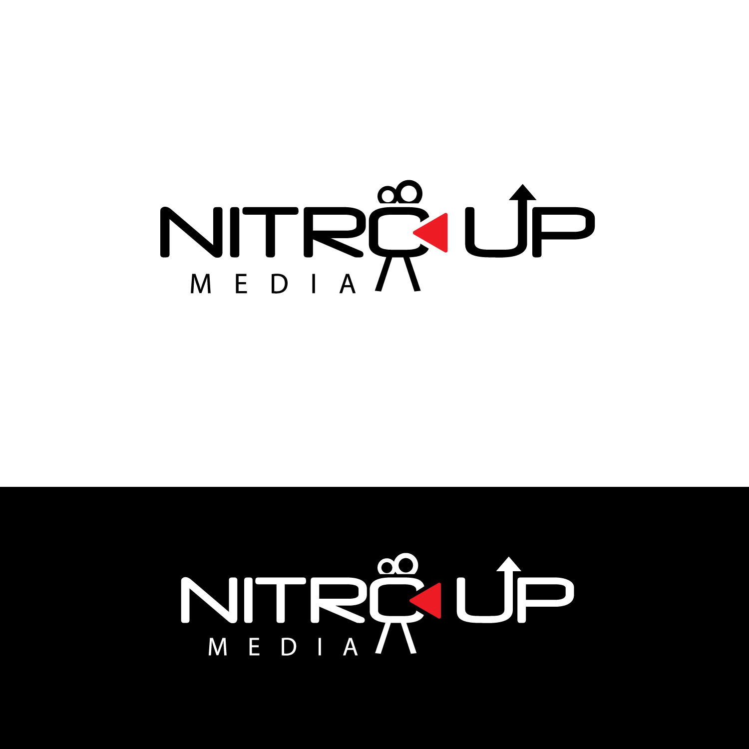 Logo-Design von GODDREAMCREATION für Nitro Up Media | Design #29385251