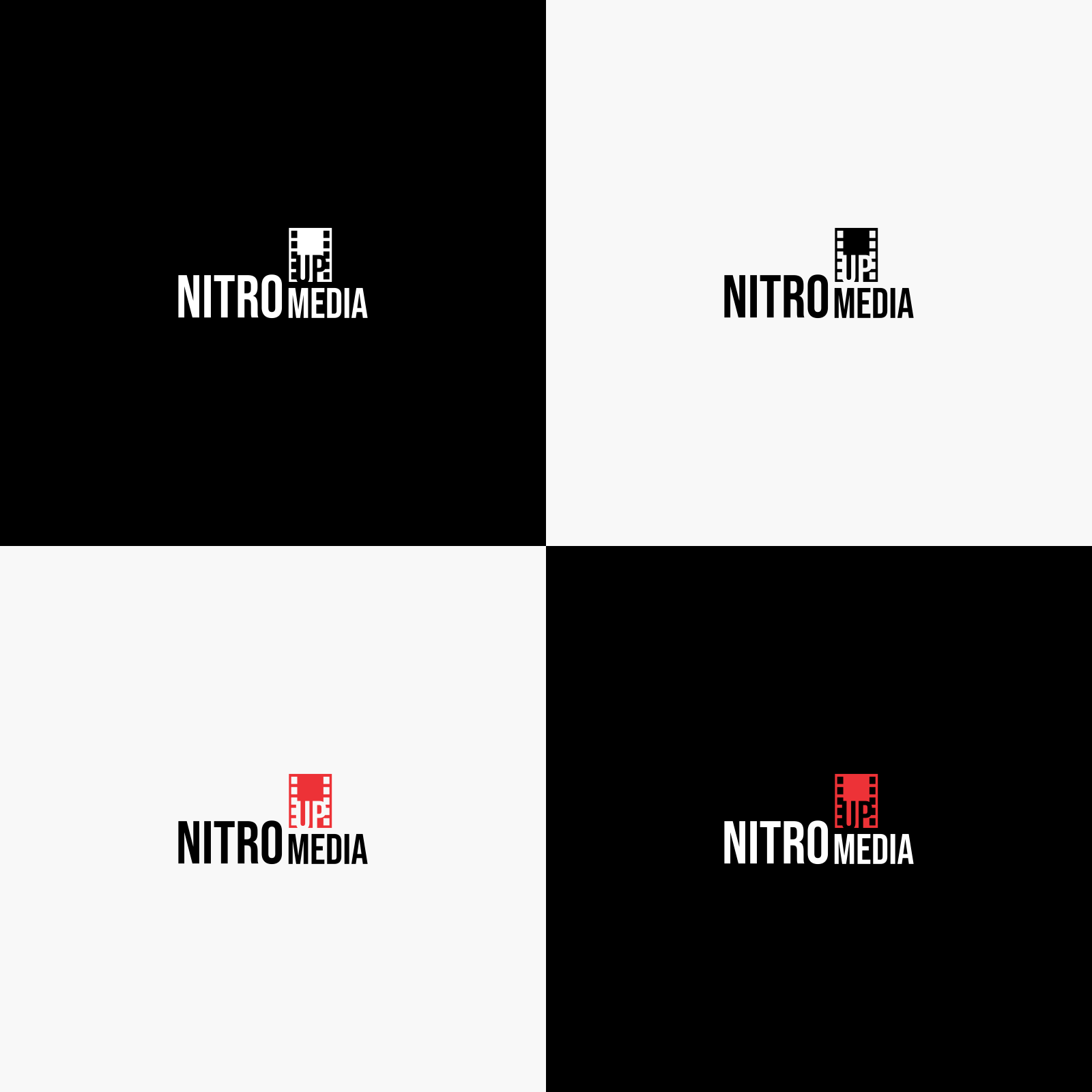 Logo Design by Jozjozan.Std™ for Nitro Up Media | Design #29361584
