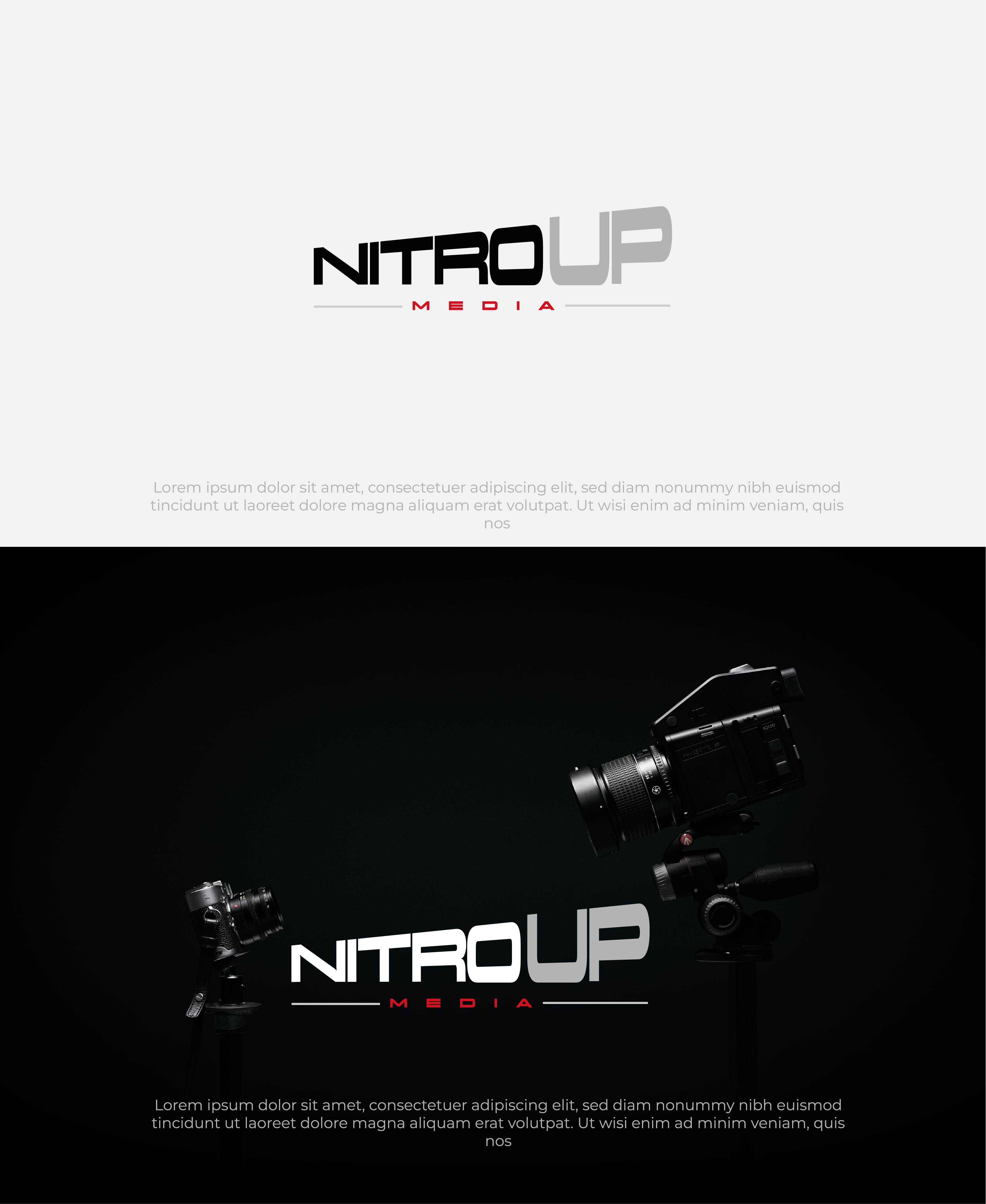 Logo Design by miloje1207 for Nitro Up Media | Design #29397116
