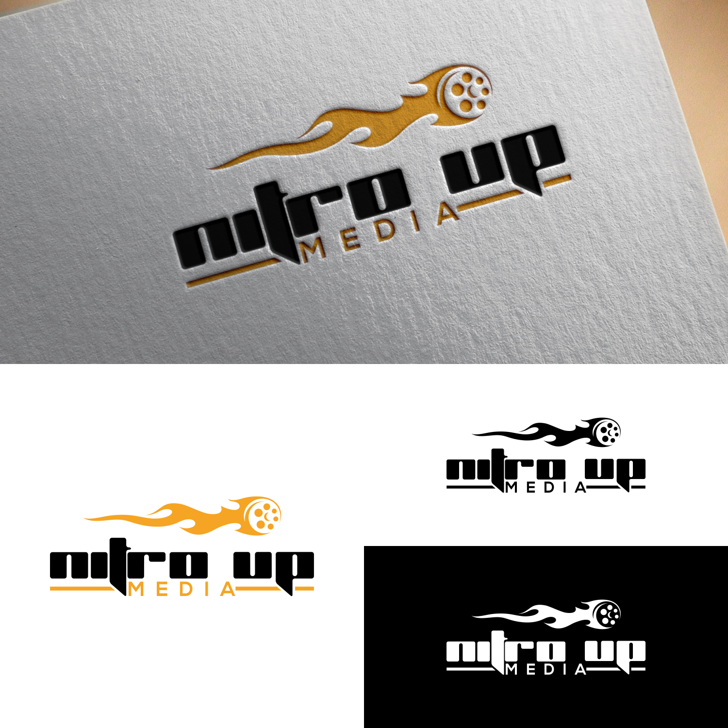 Logo Design by Tangantengen for Nitro Up Media | Design #29393511