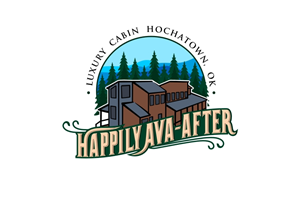 Happily Ava-After Luxury Cabin Hochatown, OK | Logo Design by iamrady