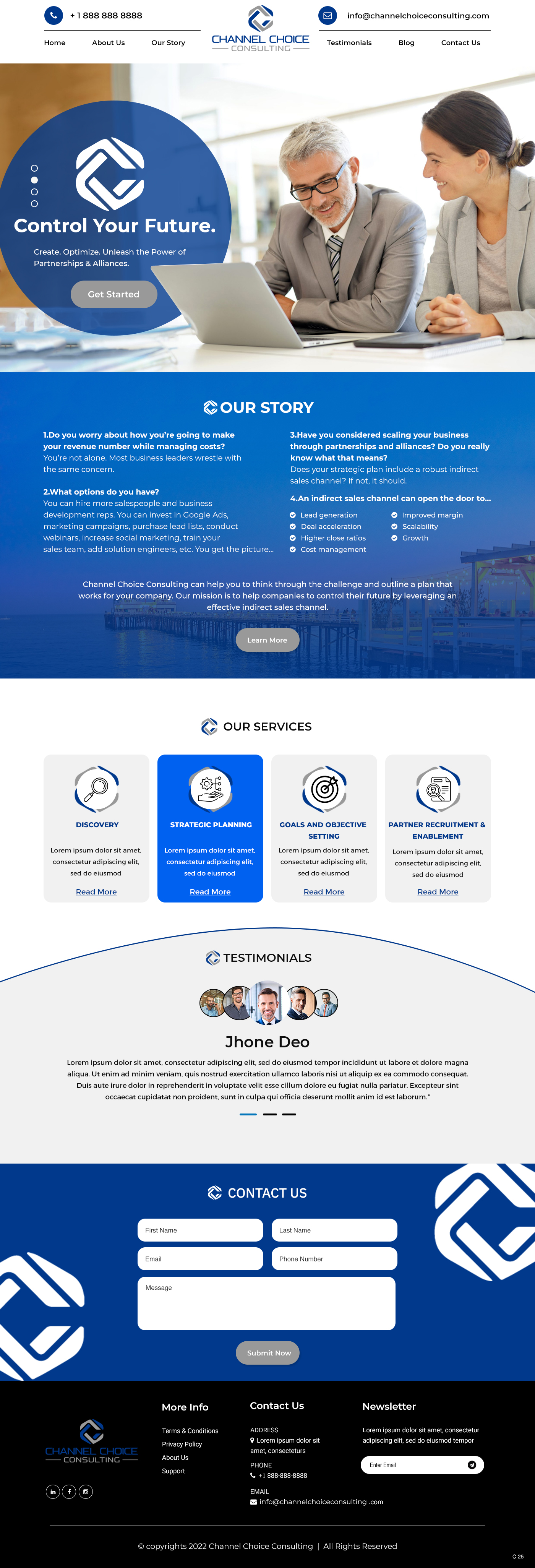 Wordpress Design by pb for Channel Choice Consulting | Design #29373559