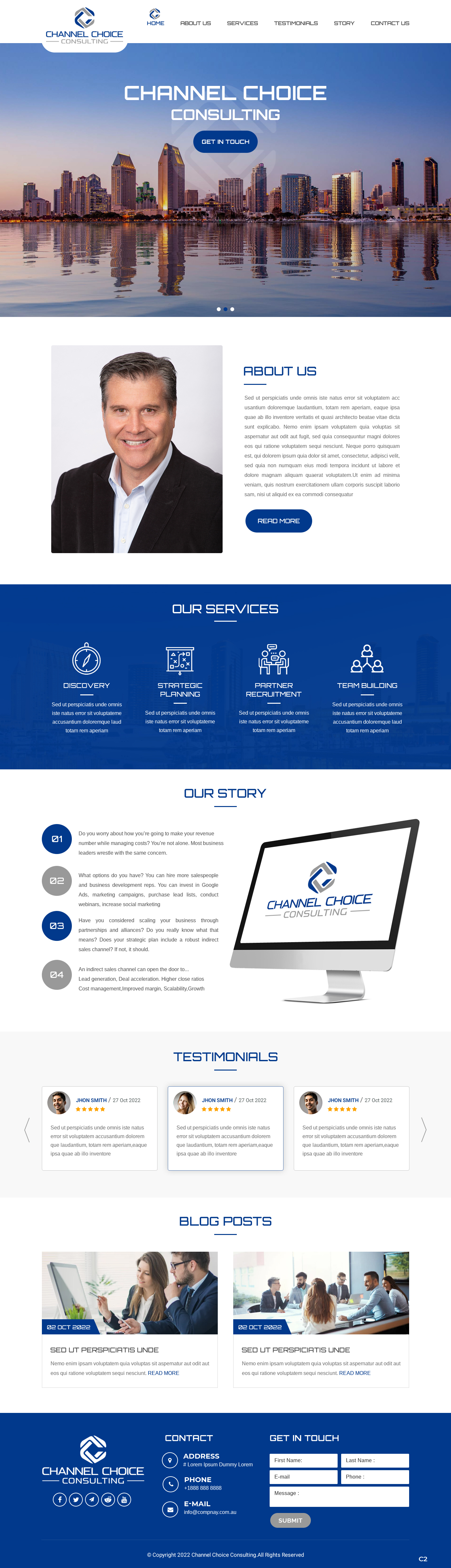 Wordpress Design by pb for Channel Choice Consulting | Design #29373561