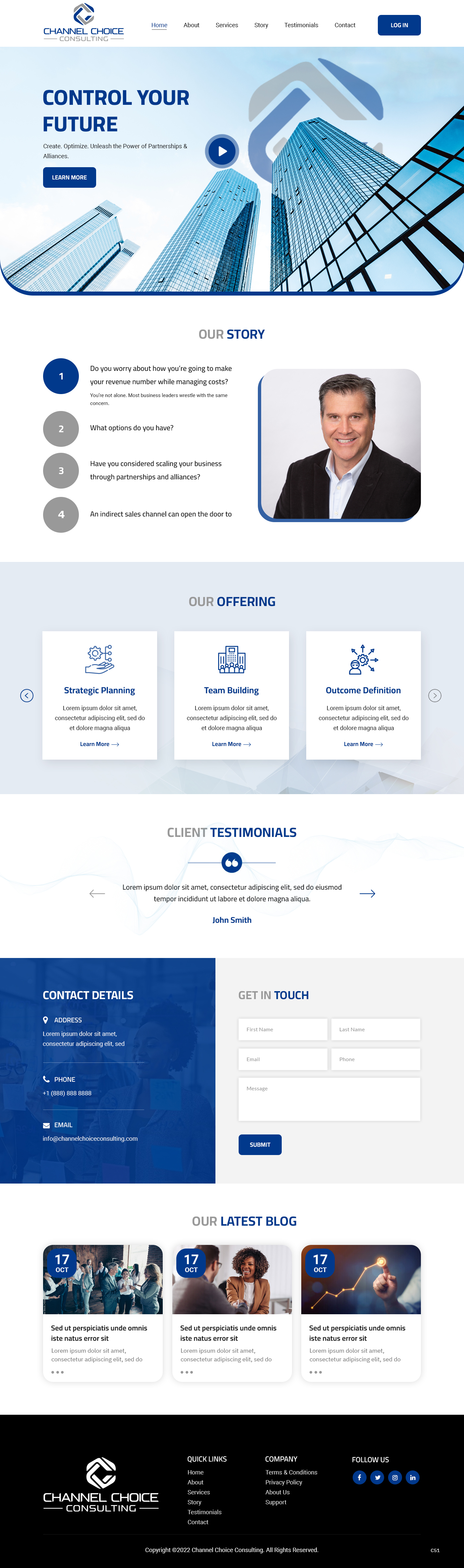 Wordpress Design by pb for Channel Choice Consulting | Design #29373564