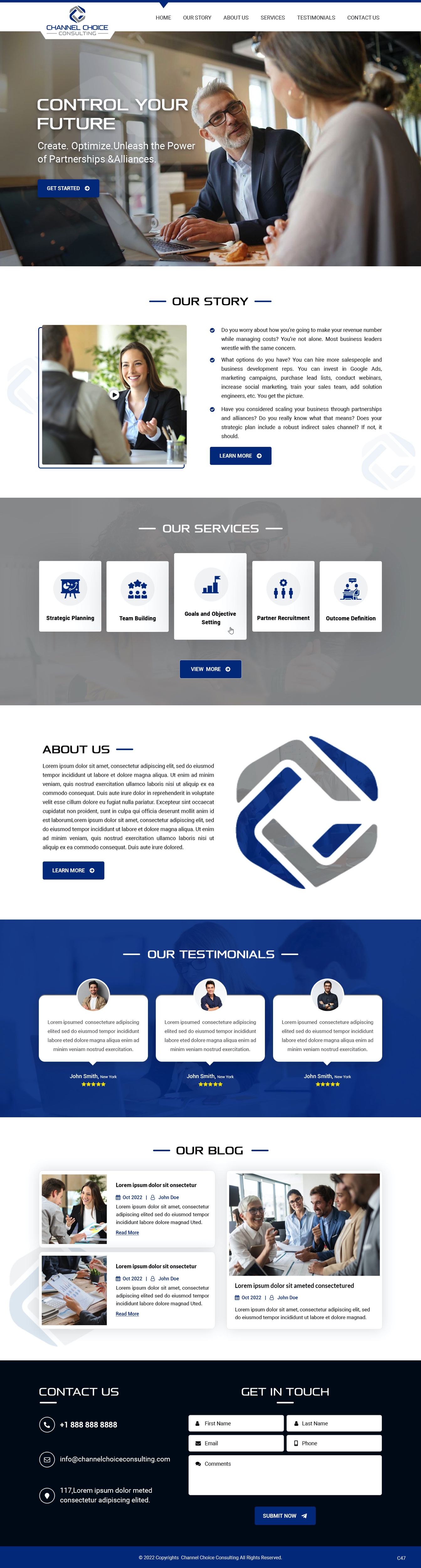 Wordpress Design by pb for Channel Choice Consulting | Design #29373565